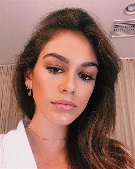 kaia gerber bold look.